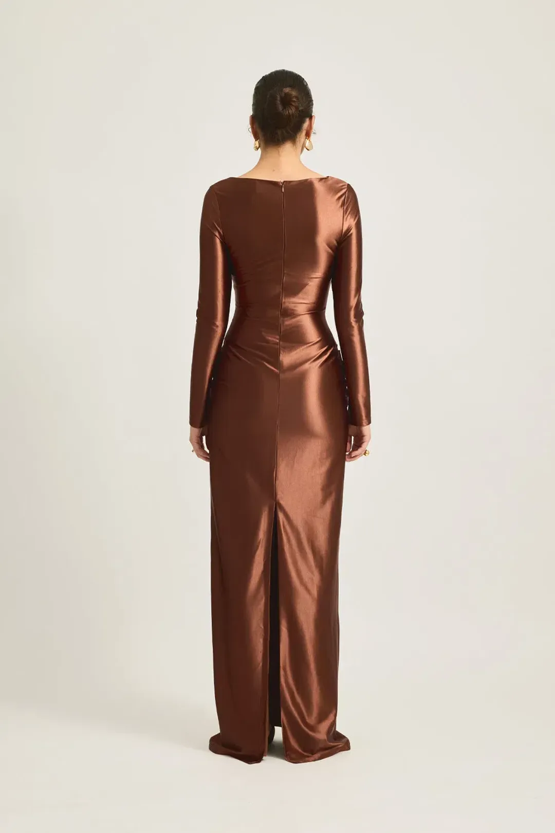 Tojha Hadleigh Maxi Dress Brown Size 10 for rent on The Volte - main image