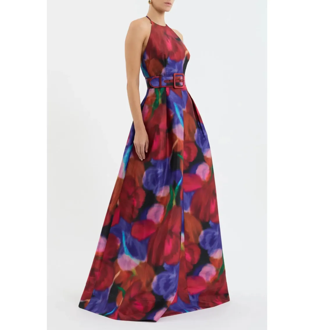 Rebecca Vallance Cabaret Roses Gown Floral Size 8 for rent on The Volte - main image