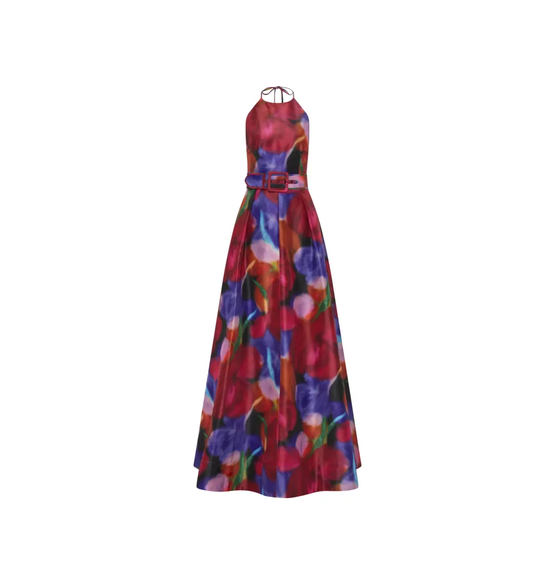 Rebecca Vallance Cabaret Roses Gown Floral Size 8 for rent on The Volte - main image
