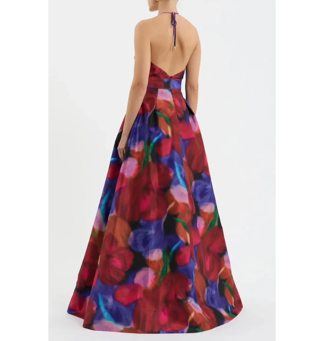 Rebecca Vallance Cabaret Roses Gown Floral Size 8 for rent on The Volte - main image