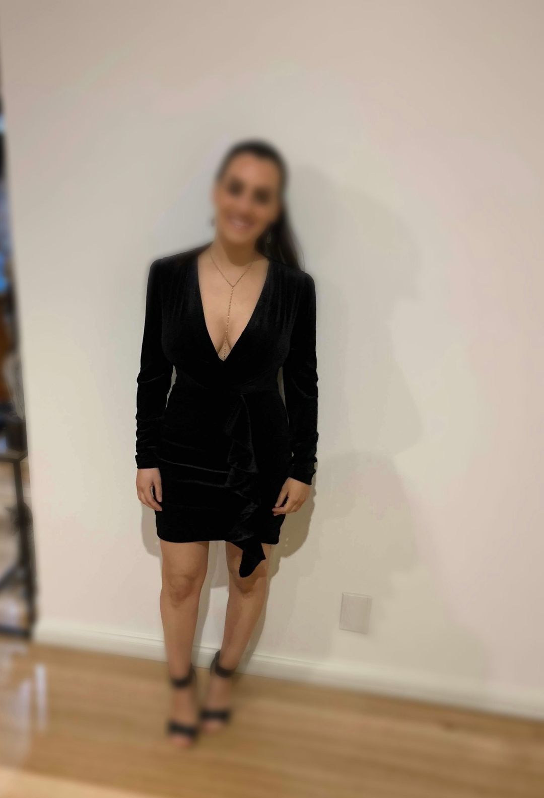 Sheike Phantom Dress Black Size 8 for rent on The Volte - main image
