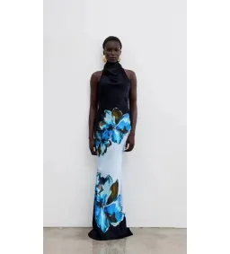 Rebecca Vallance Cyran Maxi Dress Navy Floral Size 8 for rent on The Volte - image 1