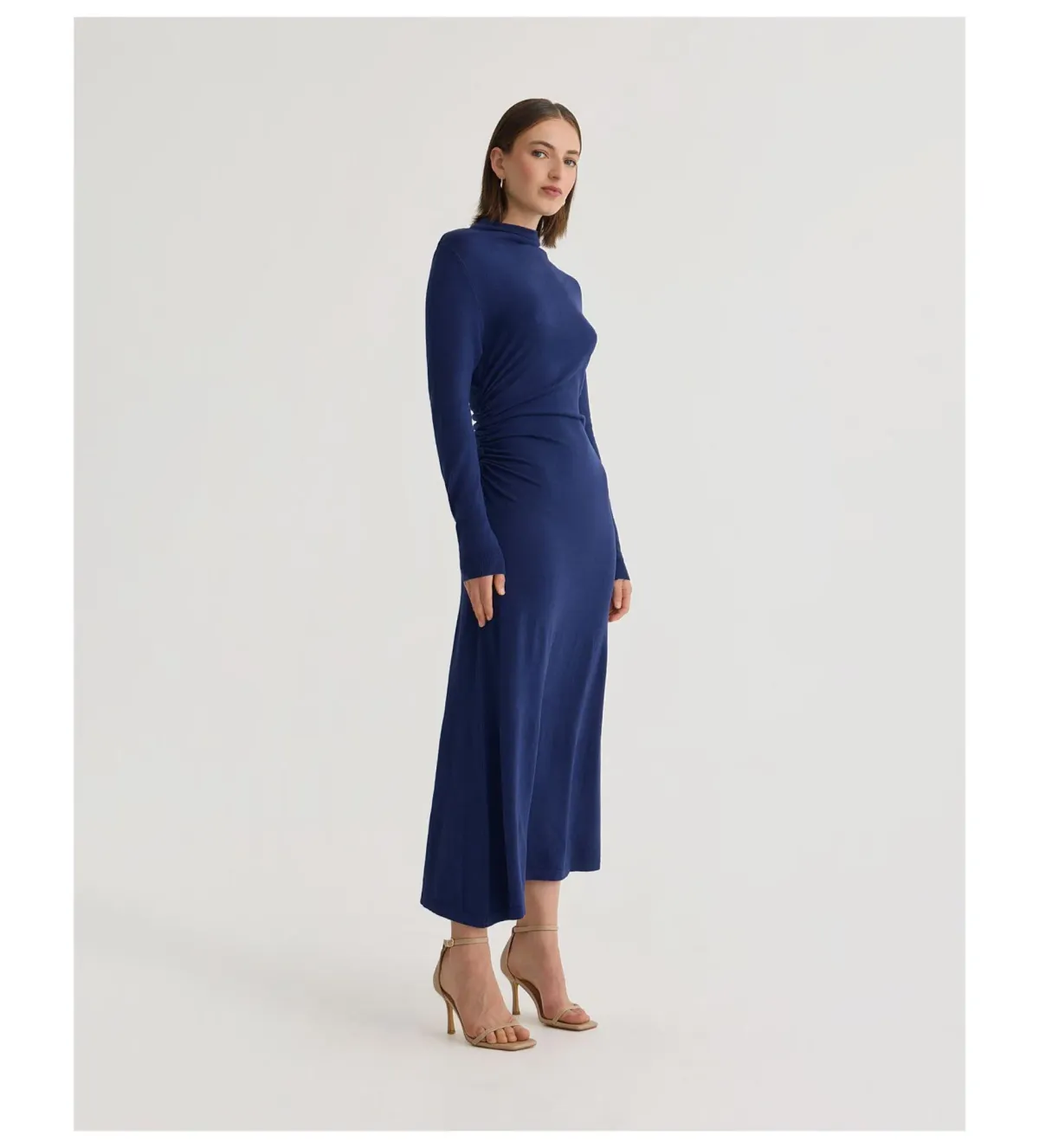 Oxford Nina Knitted Dress in Blue Size XS / AU 8 - Image 2