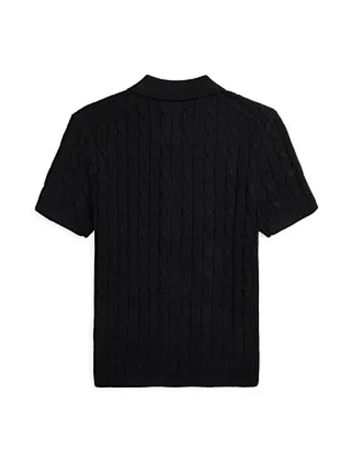 Ralph Lauren Cable-knit Polo Cardigan Black - Image 11