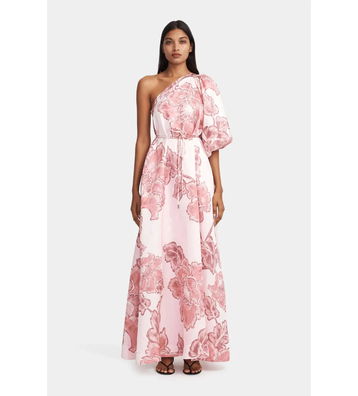 Hansen and Gretel Carmen Maxi Dress Orchid Bloom Size AU 10 for rent on The Volte - main image