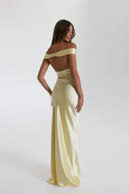 Natalie Rolt Bridget Gown Lemon Size 6 for rent on The Volte - image 2