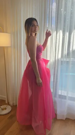 Elle Zietoune Laylani Maxi Dress Pink Size 8 for rent on The Volte - image 3
