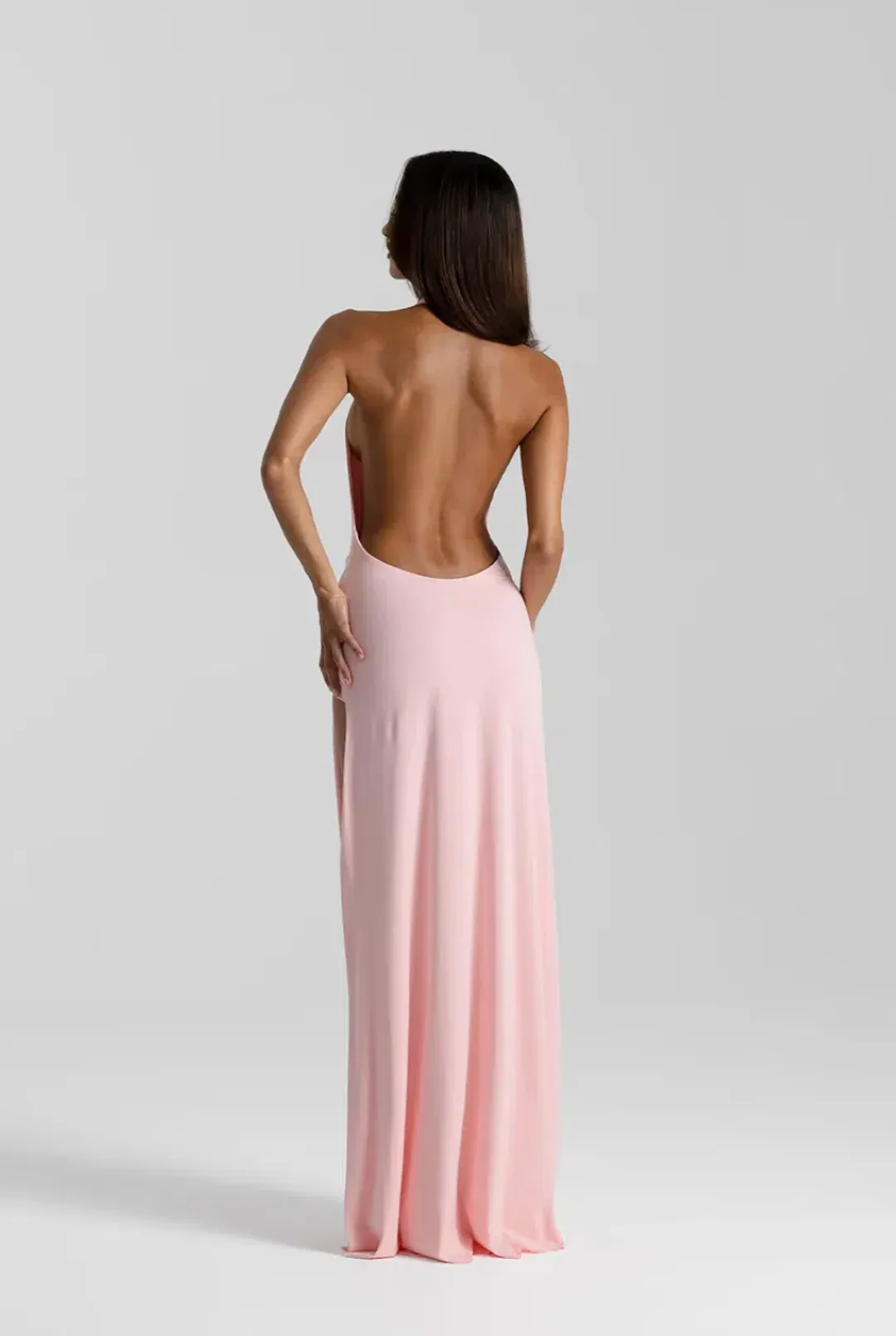 Natalie Rolt Winona Gown in Blossom Pink Size 0 / AU 6 for rent on The Volte - main image