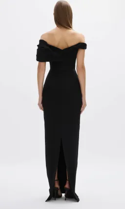 Rachael Gilbert Mattie Full Length Gown Black Size 8 for rent on The Volte - image 3