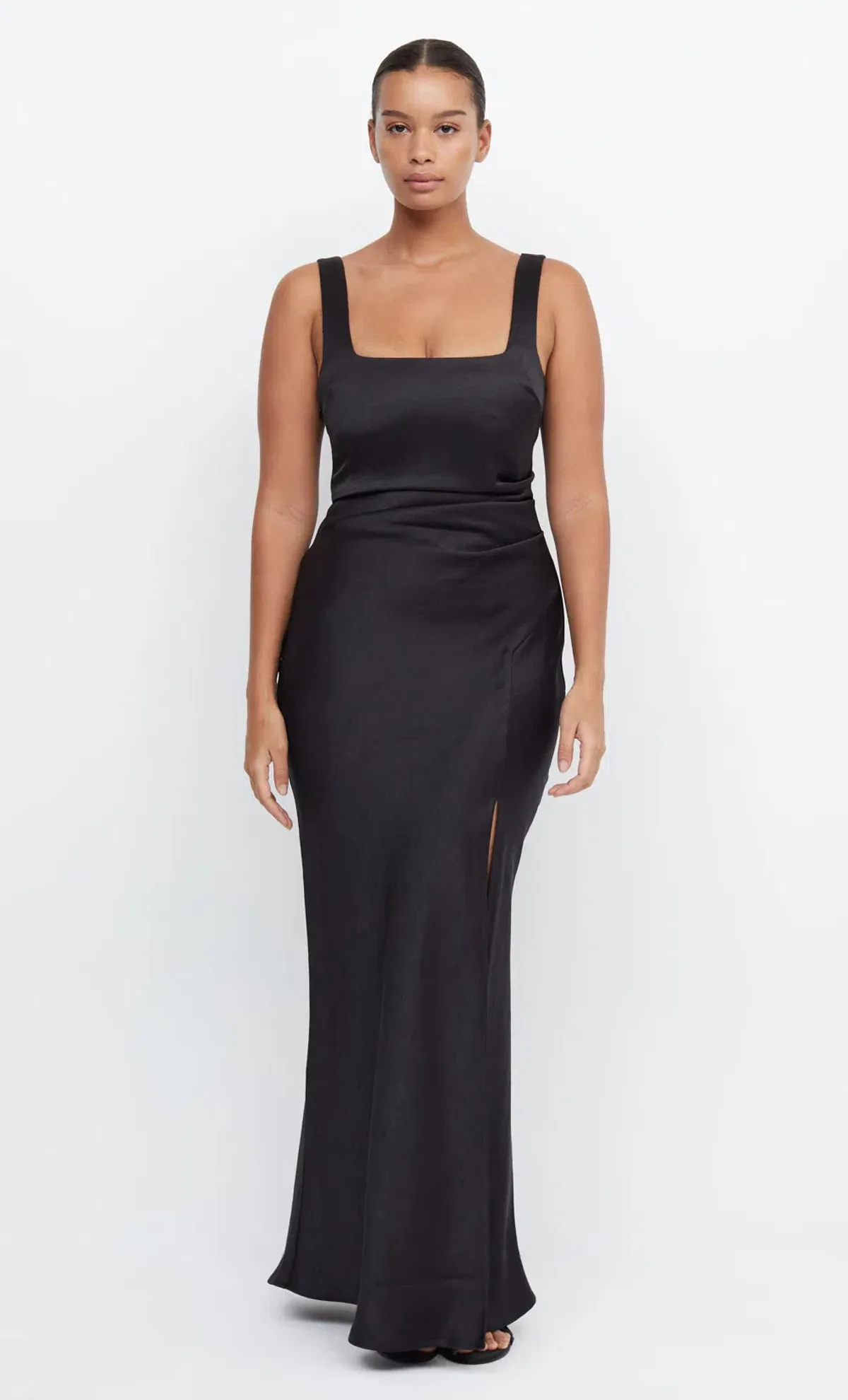 Bec & Bridge The Dreamer Square Neck Maxi Dress Black Size 10 - Image 1