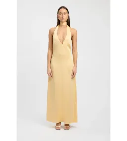 Kookai Milan Maxi Dress in Yellow Size AU 6 for rent on The Volte - image 3