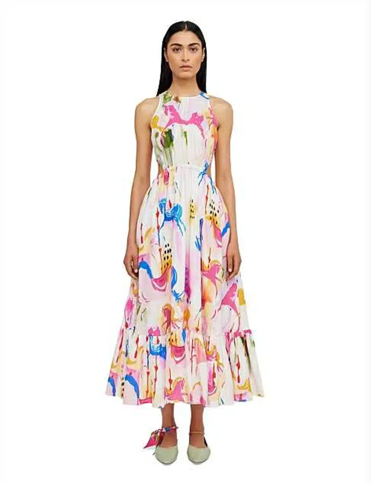 Leo Lin Carousel cut out maxi dress size 8 - Image 3