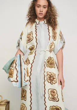Alemais Relic Shirt Dress Multi Size 12 for rent on The Volte - image 2