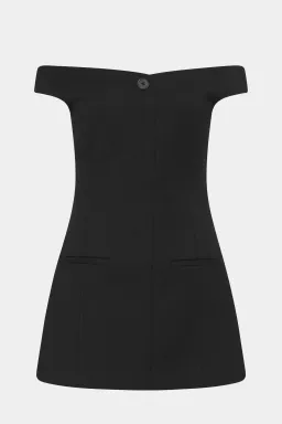 Sir the Label Sandrine Off Shoulder Mini Dres Black Size 8 for rent on The Volte - image 5