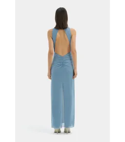 Sir the Label Ruby Open Back Maxi Gown Aqua Blue Size 0 / AU 6 for rent on The Volte - image 3