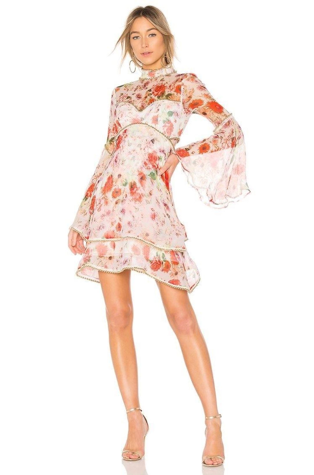 Thurley Meadow Dress Print Size 8 for rent on The Volte - main image