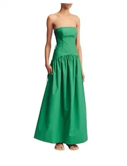 Maiori Lace Up Strapless Maxi Dress Size 8/S for rent on The Volte - image 6
