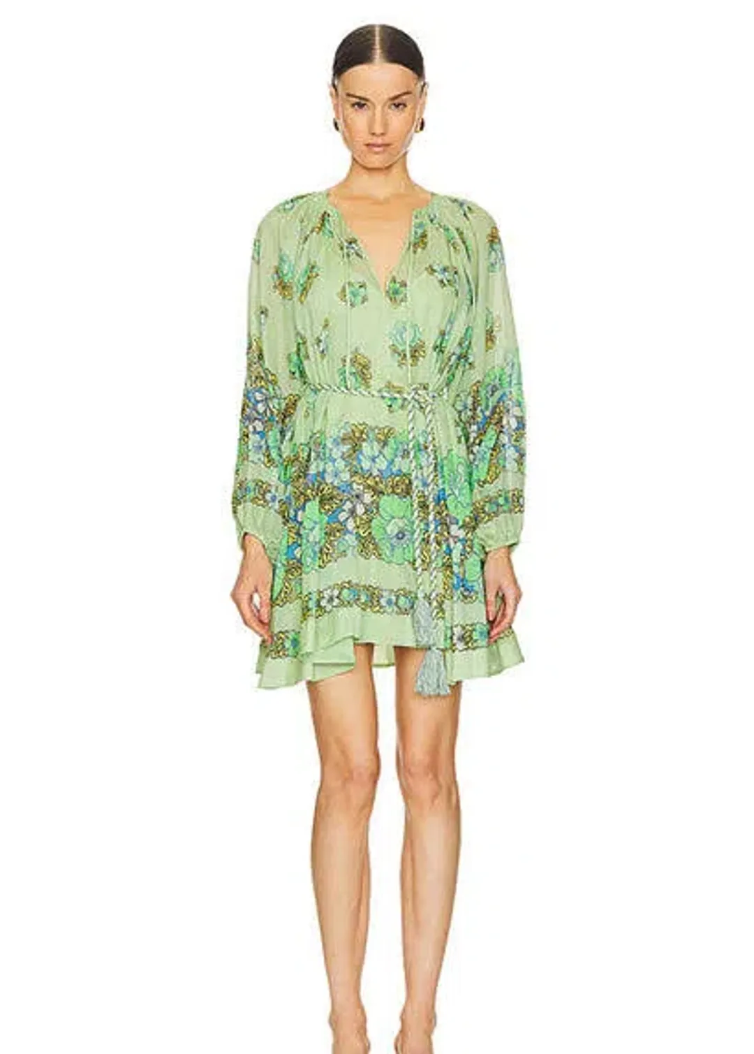 Alemais Velma Mini Dress Seafoam Size AU 14 for rent on The Volte - main image