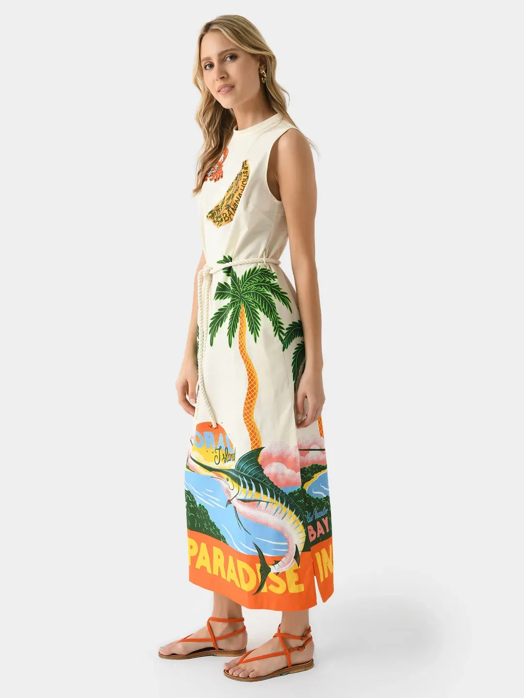 Alemais Samaki Midi Maxi Dress Size 14 for rent on The Volte - main image