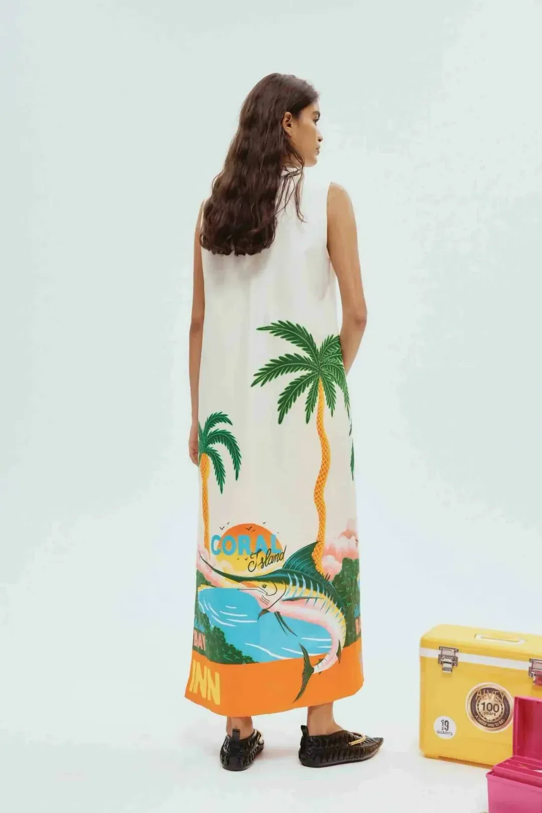 Alemais Samaki Midi Maxi Dress Size 14 for rent on The Volte - main image
