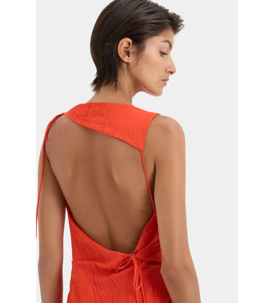 Sir the Label Ligera Mini Dress Tangerine Size 2 AU 10 for rent on The Volte - main image