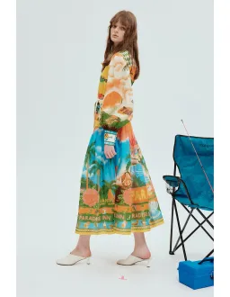 Alemais Paradiso Shirt Dress Multi Size 10 for rent on The Volte - image 2