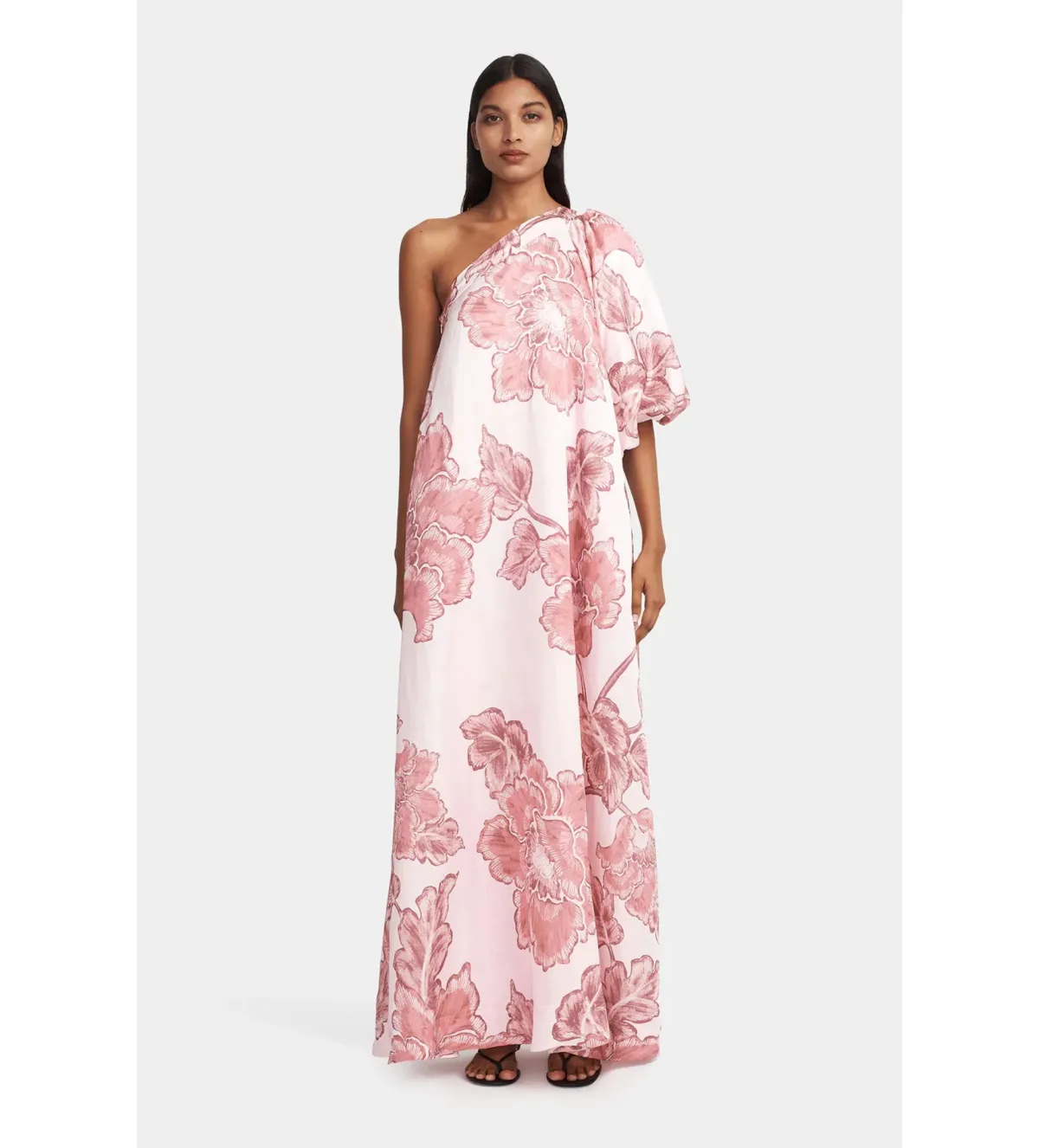 Hansen and Gretel Carmen Maxi Dress Orchid Bloom Size L AU 12 - Image 2