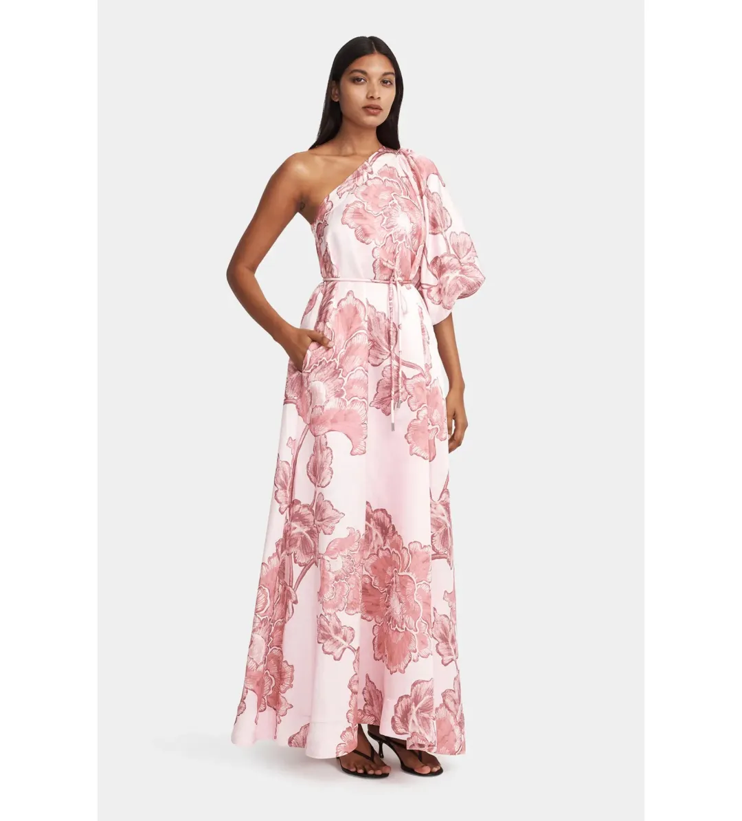 Hansen and Gretel Carmen Maxi Dress Orchid Bloom Size L AU 12 for rent on The Volte - main image