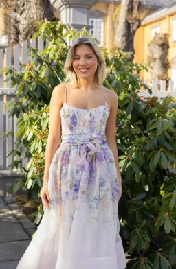 Zimmermann Dawning Corset Dress Multi Hydrangea Size 3 / AU 14 for rent on The Volte - image 2