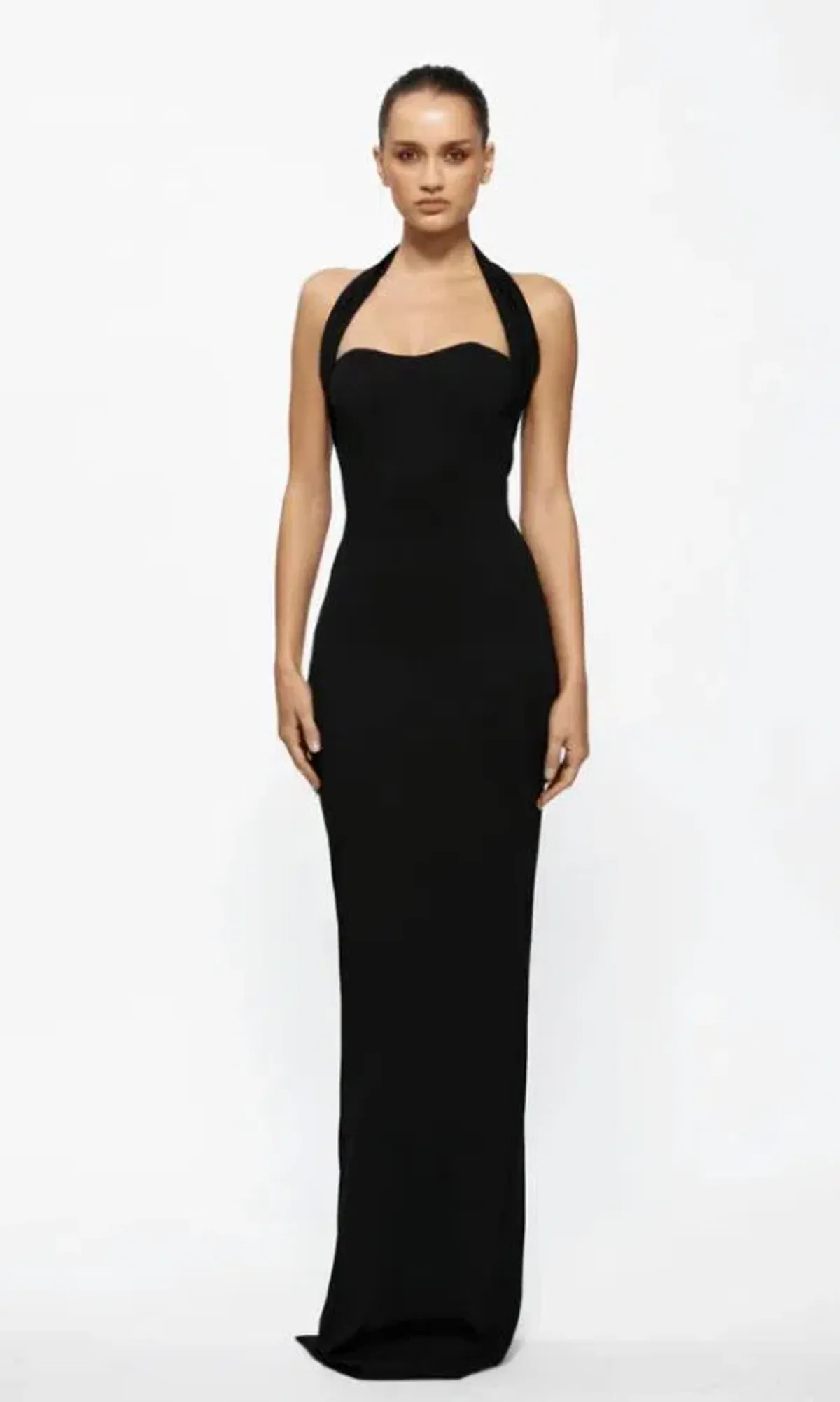 Effie Kats Marian Gown in Black Size 8 for rent on The Volte - main image