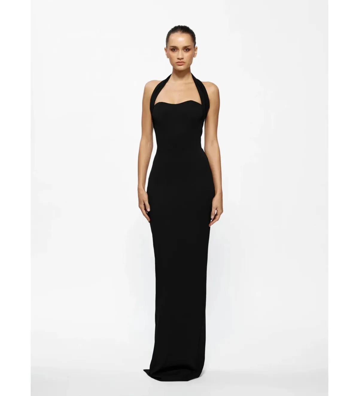 Effie Kats Marian Maxi Gown Black Size 10 for rent on The Volte - main image