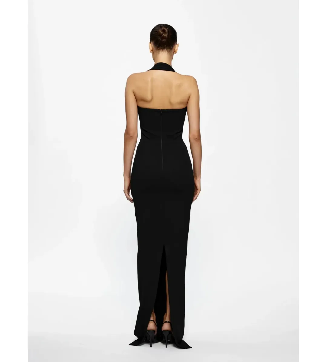 Effie Kats Marian Gown Black Size AU 12 for rent on The Volte - main image