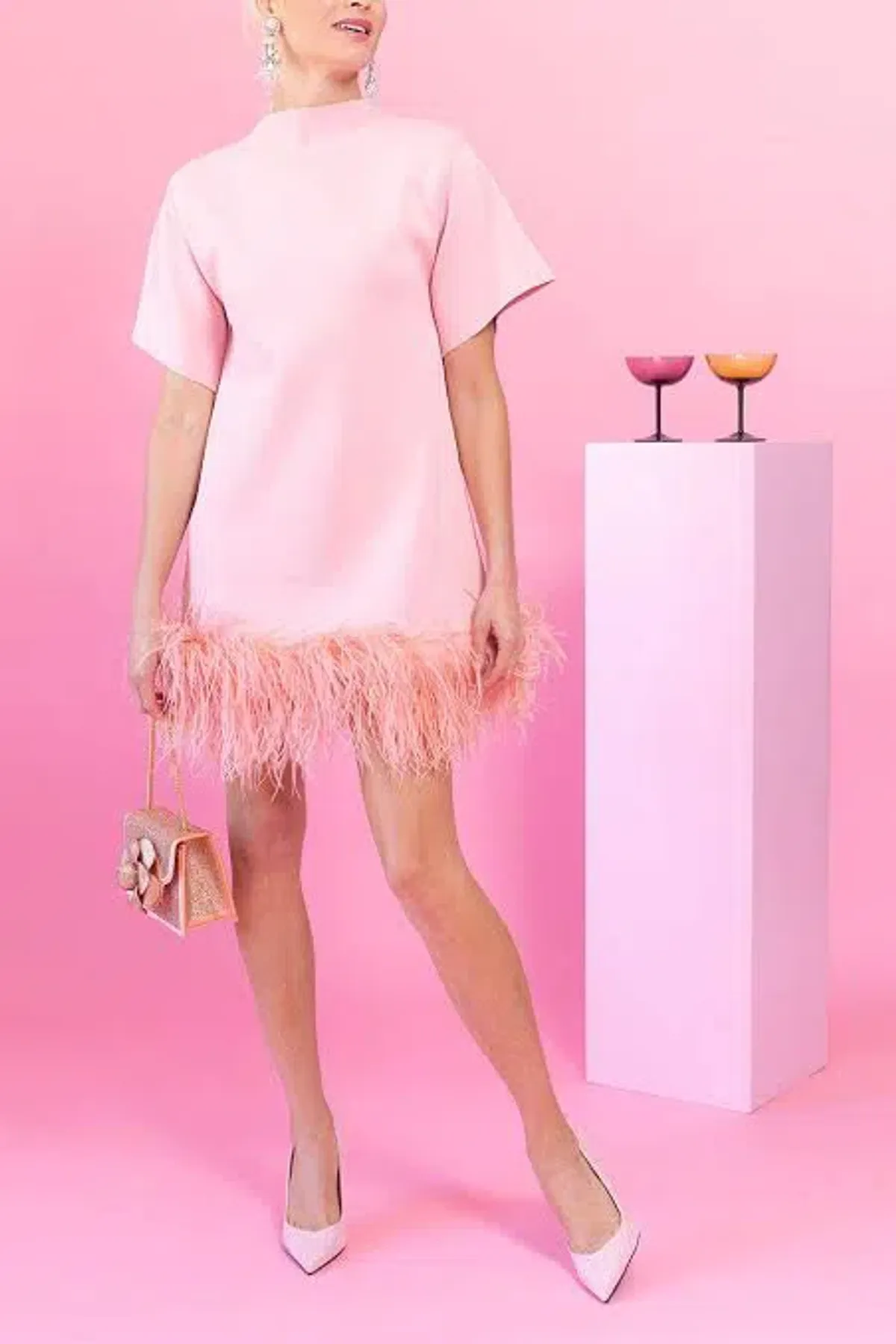 Rachel Gilbert Rita Mini Pink Size S - Image 4