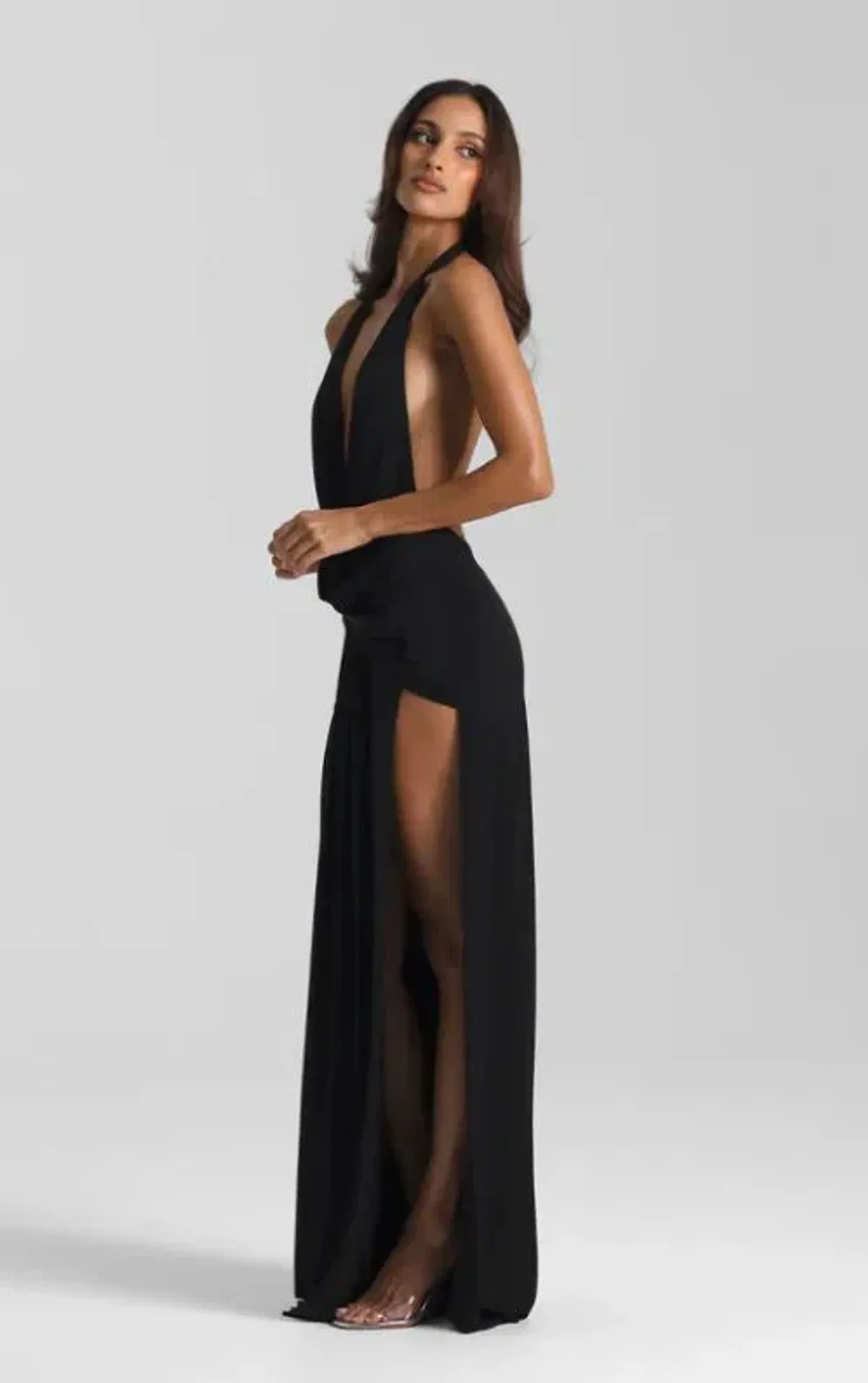 Natalie Rolt Winona Maxi Gown in Black Size M/ AU 10 - Image 3