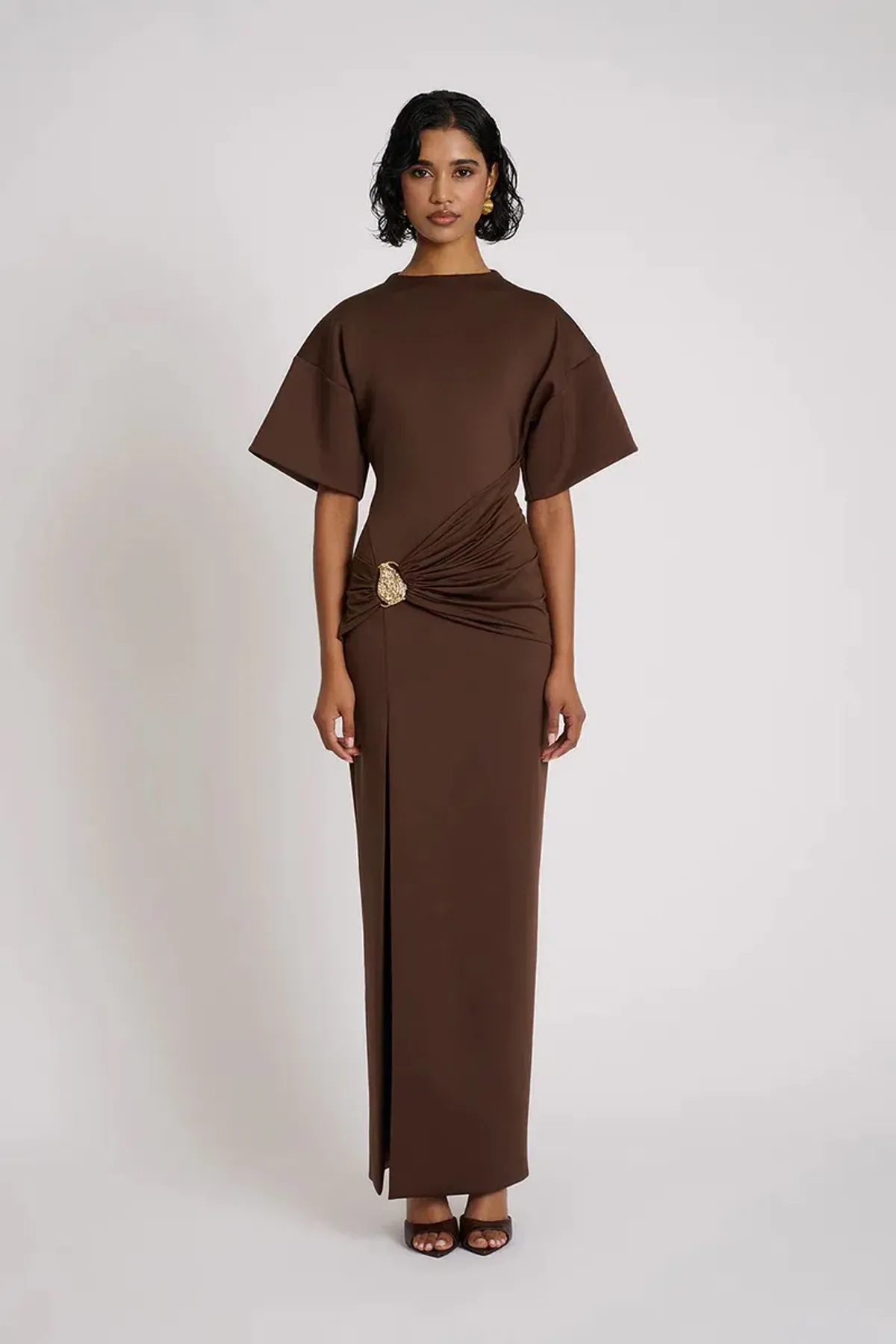 Eliya The Label Aldo Dress Brown Size AU 10 - Image 1