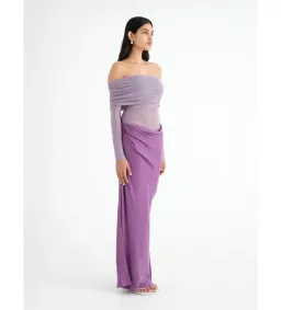 Benni Yasmin Off Shoulder Top in Vintage Orchid Size 6 for rent on The Volte - image 2