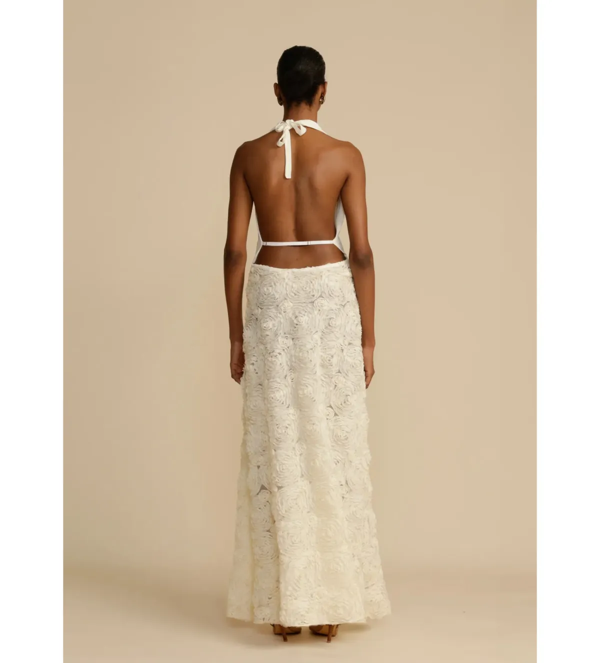 Arcina Ori Adriana Maxi Dress White Size AU 10 - Image 7