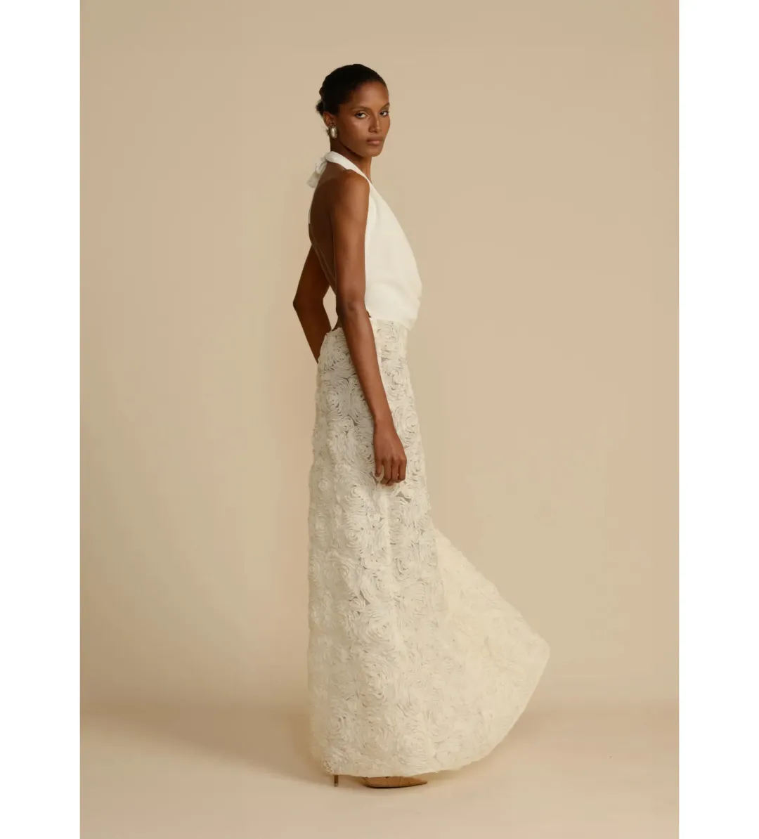 Arcina Ori Adriana Maxi Dress White Size AU 10 for rent on The Volte - main image