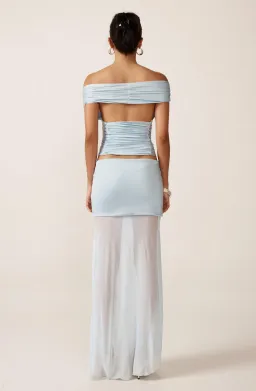 Ance Gria Grace Top and Skirt Set in Ice Blue Size XS / AU 6/8 for rent on The Volte - image 3