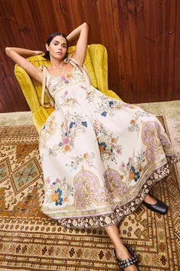 Alemais Antoinette Ballet Sundress Midi Dress Multi Size 12 for rent on The Volte - image 2