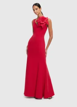 Leo Lin Eugenie Gown Rosa Maxi Size AU 10 for rent on The Volte - image 1