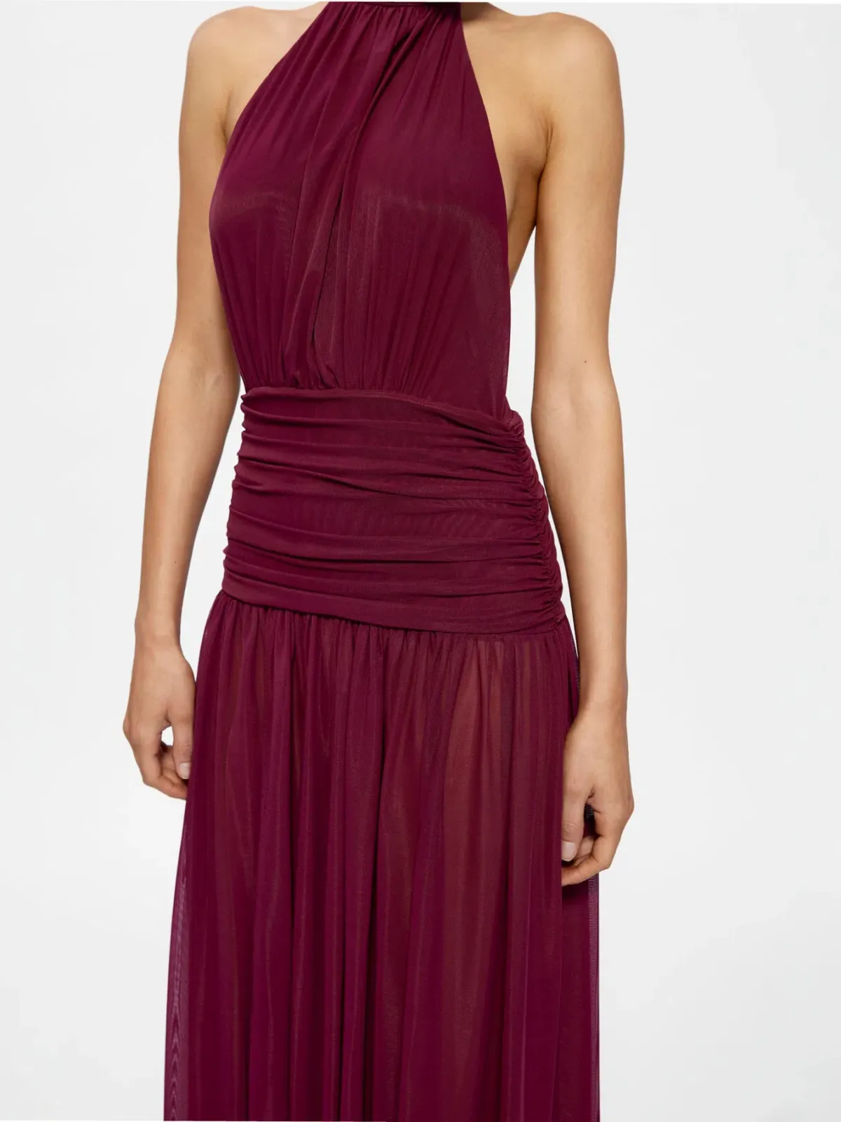 Effie Kats Verity Gown Maxi Dress in Burgundy Size L / AU 12 - Image 4