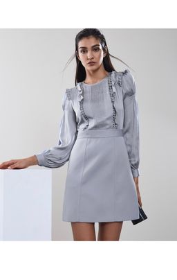 light blue mini Reiss dress Light blue Size 6 for rent on The Volte - image 2