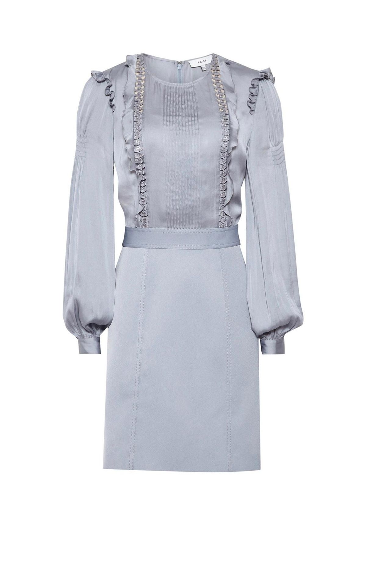light blue mini Reiss dress Light blue Size 6 - Image 3