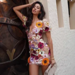 ELLIATT Rosalind 3D Floral Mini Dress Size AU 6 (XS) for rent on The Volte - image 5