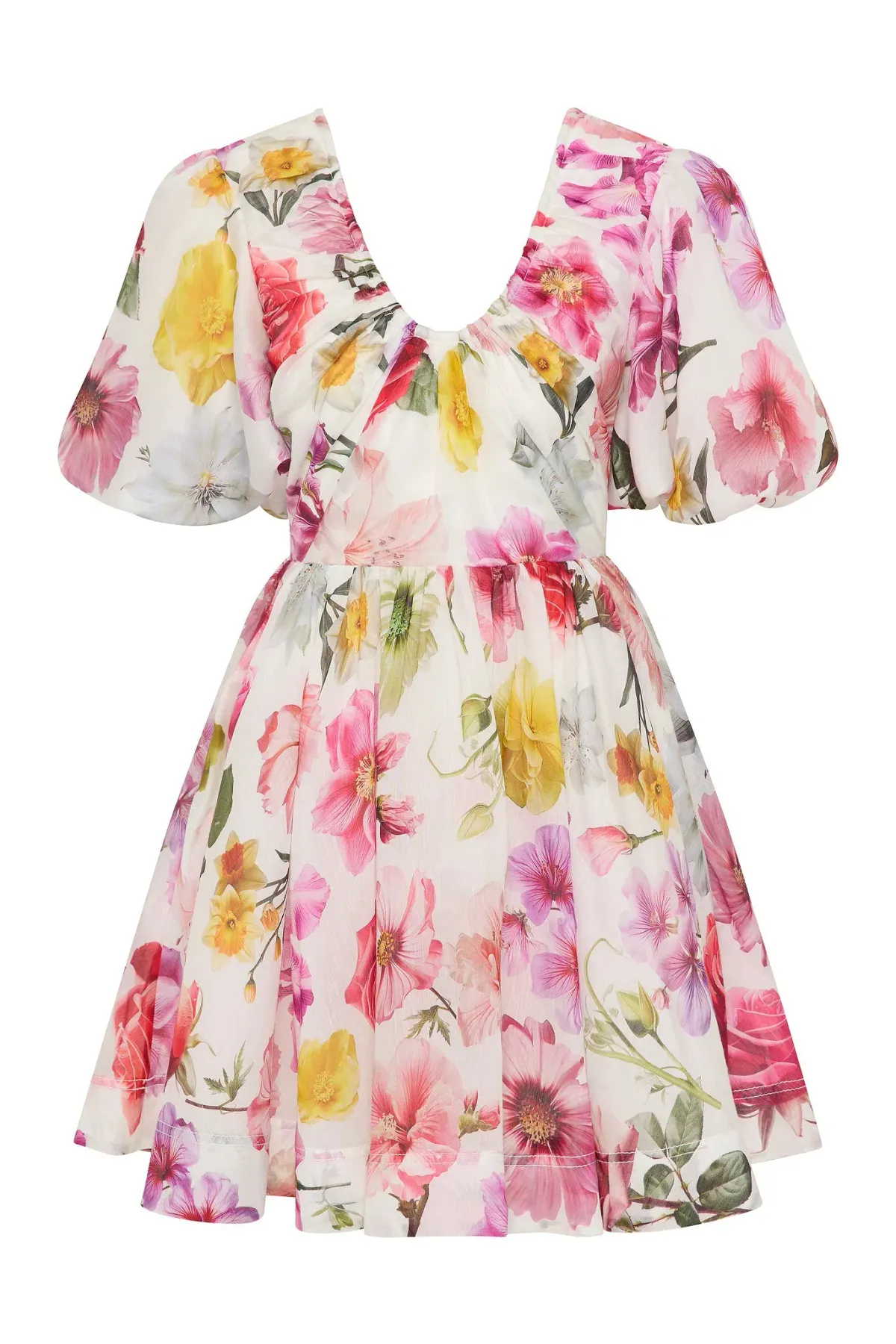 Aje Fleur Collage Mini Dress Floral Size AU 10 - Image 6
