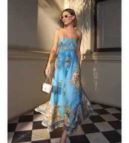 Alemais Cassie Sundress La Sirena Boutique Exclusive in Print Size 14 for rent on The Volte - image 1