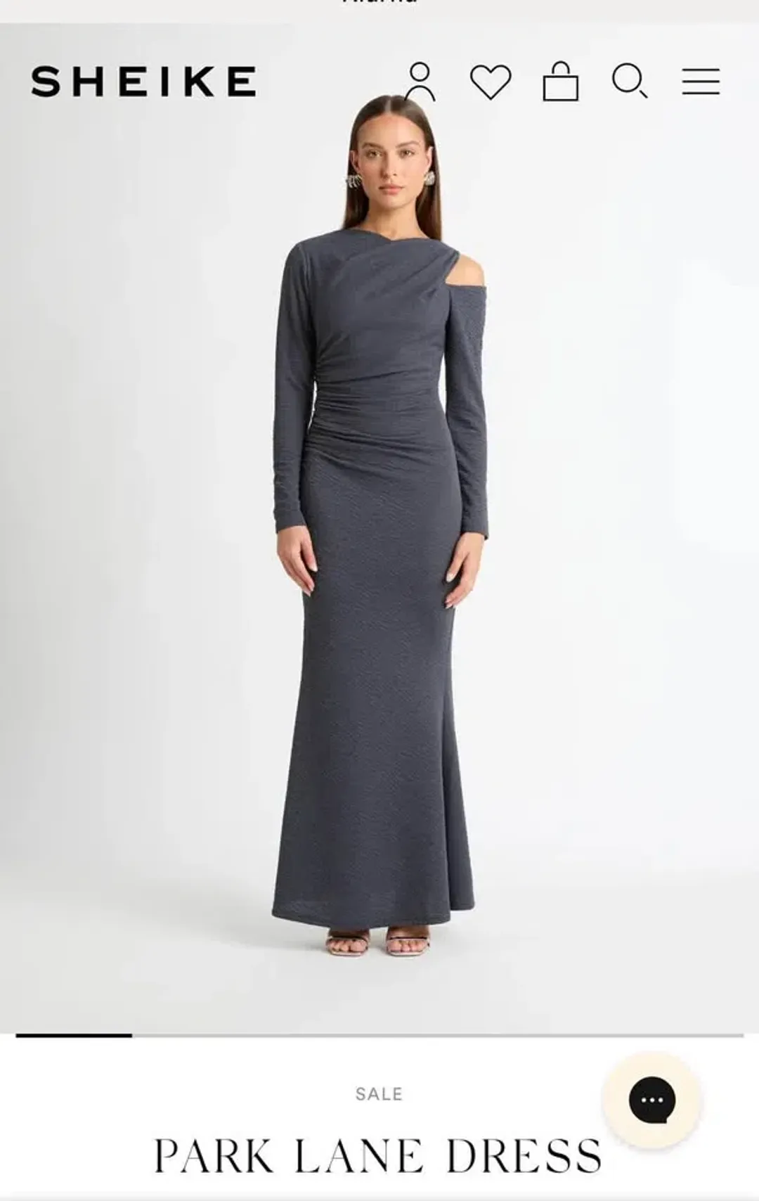 Sheike Park Lane Maxi Dress Black Size 6 for rent on The Volte - main image