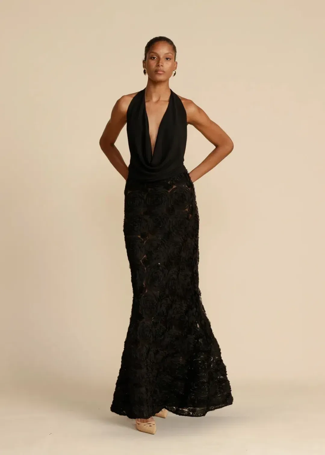 Arcina Ori Adriana Dress Black AU 12 for rent on The Volte - main image