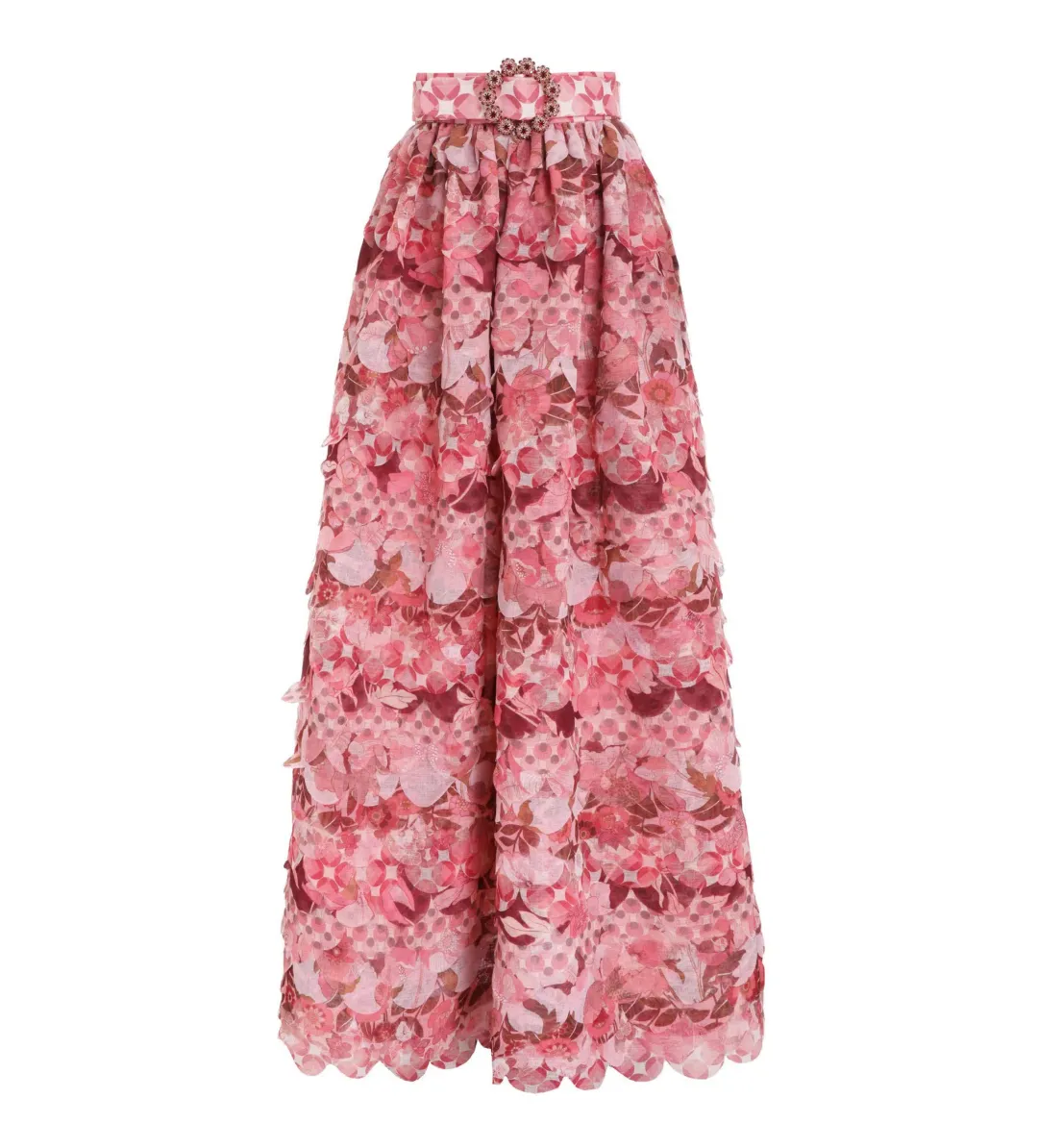 Zimmerman Concert Scalloped Shirt and Skirt in Multi Size 2 / AU 12 for rent on The Volte - main image